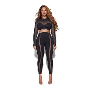 Ivy Park Mesh Insert Leggings